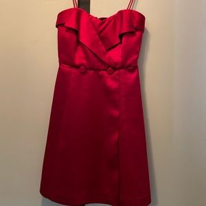 Zara red dress